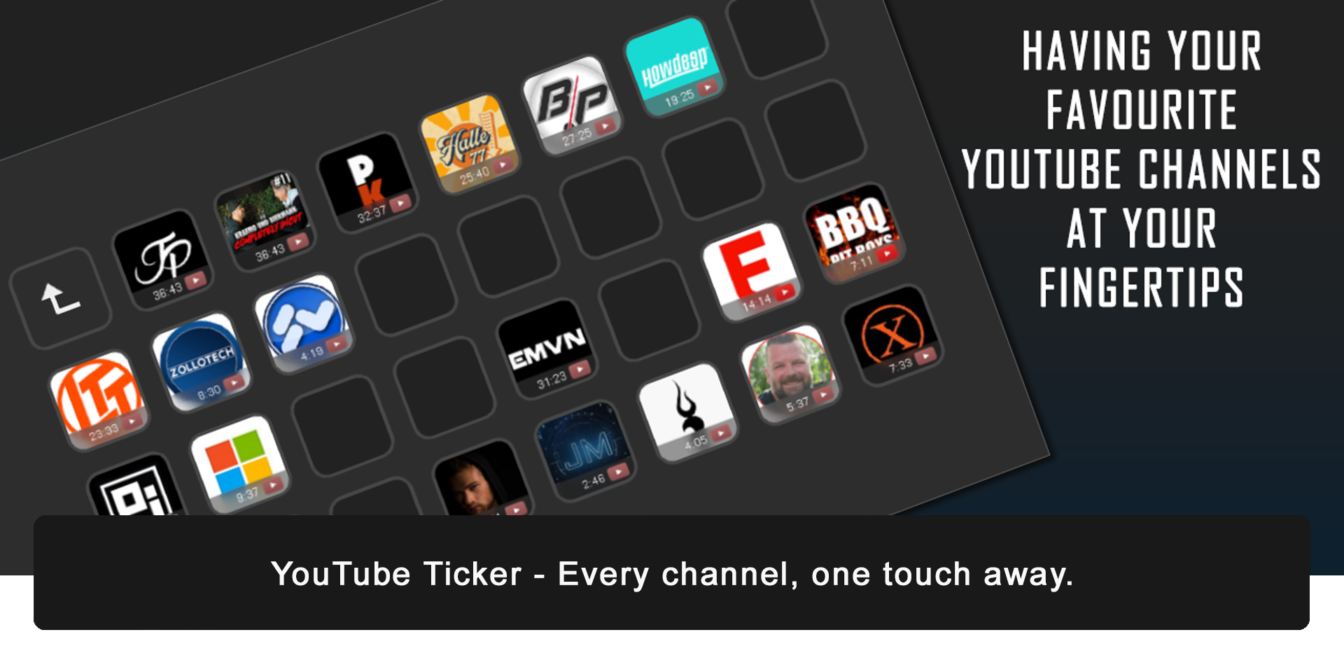 YouTube Ticker Stream Deck Screenshot